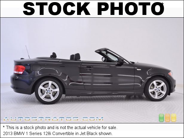 Stock photo for this 2013 BMW 1 Series 128i Convertible 3.0 liter DOHC 24-Valve VVT Inline 6 Cylinder 6 Speed Steptronic Automatic