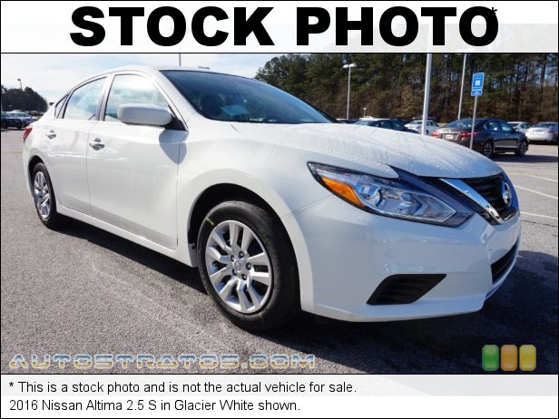 Stock photo for this 2017 Nissan Altima 2.5 S 2.5 Liter DOHC 16-Valve CVTCS 4 Cylinder Xtronic CVT Automatic