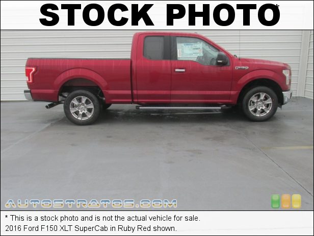 Stock photo for this 2016 Ford F150 SuperCab 5.0 Liter DOHC 32-Valve Ti-VCT E85 V8 6 Speed Automatic