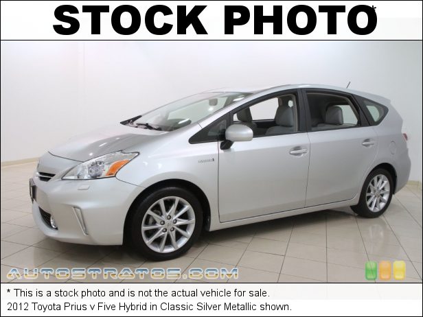 Stock photo for this 2012 Toyota Prius v Five Hybrid 1.8 Liter DOHC 16-Valve VVT-i 4 Cylinder Gasoline/Electric Hybri ECVT Automatic