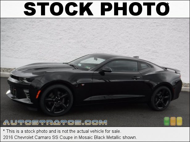 Stock photo for this 2016 Chevrolet Camaro SS Coupe 6.2 Liter DI OHV 16-Valve VVT V8 8 Speed Automatic