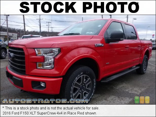 Stock photo for this 2016 Ford F150 SuperCrew 4x4 2.7 Liter DI Twin-Turbocharged DOHC 24-Valve EcoBoost V6 6 Speed Automatic