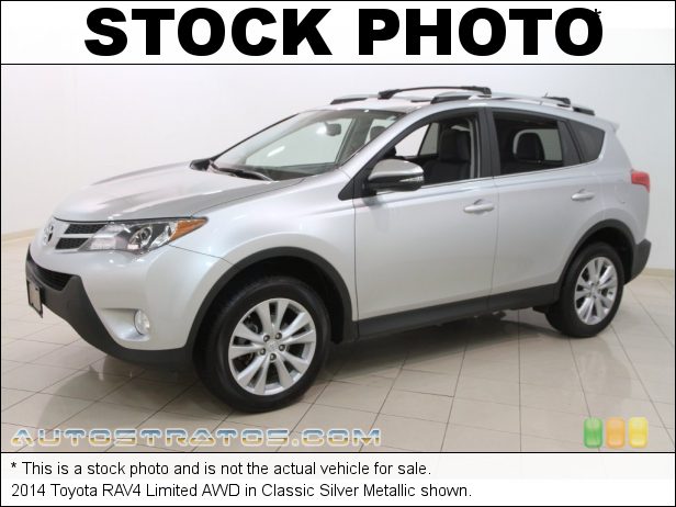 Stock photo for this 2014 Toyota RAV4 Limited AWD 2.5 Liter DOHC 16-Valve Dual VVT-i 4 Cylinder 6 Speed ECT-i Automatic