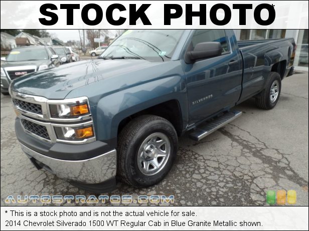 Stock photo for this 2014 Chevrolet Silverado 1500 WT Regular Cab 4.3 Liter DI OHV 12-Valve VVT EcoTec3 V6 6 Speed Automatic