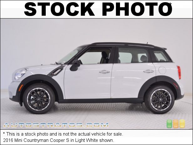 Stock photo for this 2016 Mini Countryman Cooper S 1.6 Liter Turbocharged DOHC 16-Valve VVT 4 Cylinder 6 Speed Automatic
