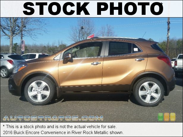Stock photo for this 2016 Buick Encore Convenience 1.4 Liter Turbocharged DOHC 16-Valve VVT 4 Cylinder 6 Speed Automatic