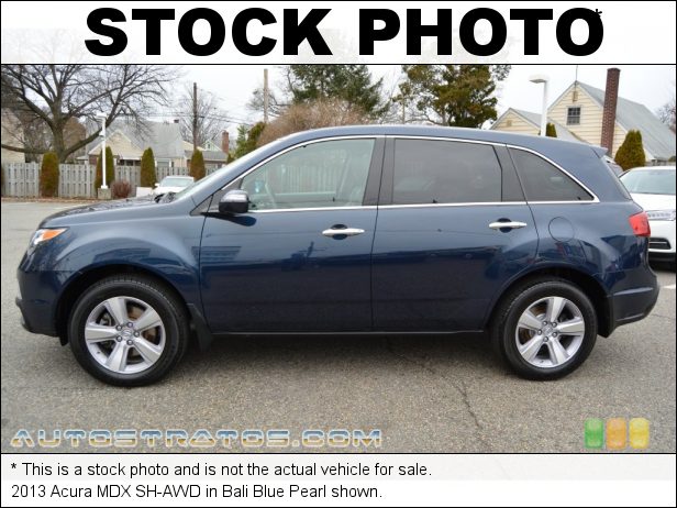 Stock photo for this 2013 Acura MDX SH-AWD 3.7 Liter DOHC 24-Valve VTEC V6 6 Speed Sequential SportShift Automatic