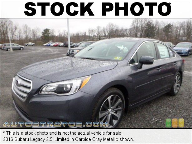 Stock photo for this 2016 Subaru Legacy 2.5i Limited 2.5 Liter DOHC 16-Valve VVT Flat 4 Cylinder Lineartronic CVT Automatic