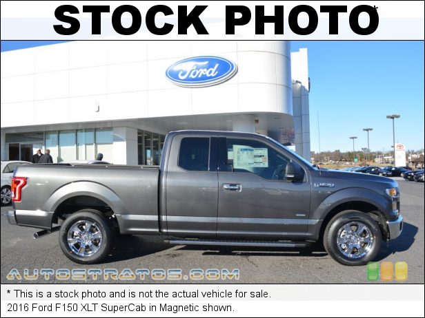 Stock photo for this 2016 Ford F150 SuperCab 2.7 Liter DI Twin-Turbocharged DOHC 24-Valve EcoBoost V6 6 Speed Automatic