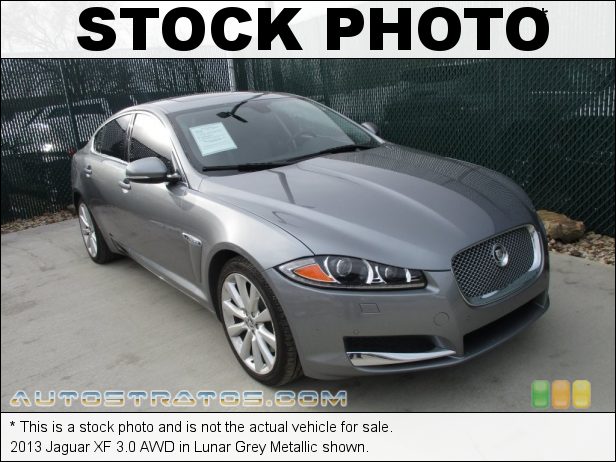Stock photo for this 2013 Jaguar XF 3.0 AWD 3.0 Liter Supercharged DOHC 24-Valve VVT V6 8 Speed Sequential Shift Automatic