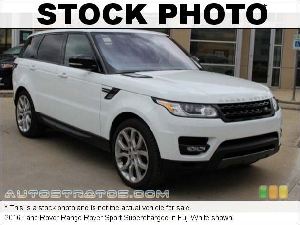 Stock photo for this 2016 Land Rover Range Rover Sport Supercharged 5.0 Liter Supercharged DOHC 32-Valve V8 8 Speed Automatic