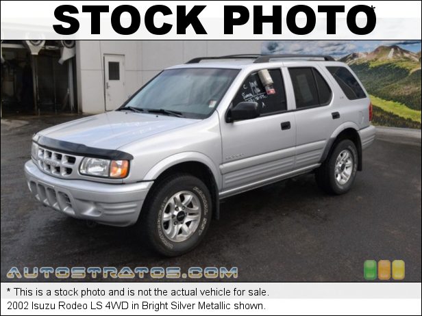 Stock photo for this 2002 Isuzu Rodeo LS 4WD 3.2 Liter DOHC 24-Valve V6 4 Speed Automatic