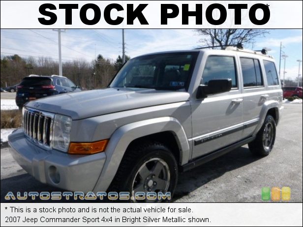 Stock photo for this 2007 Jeep Commander Sport 4x4 3.7 Liter SOHC 12V Powertech V6 5 Speed Automatic