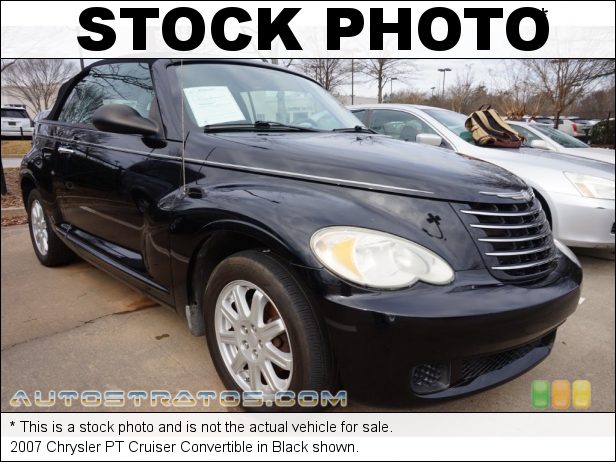 Stock photo for this 2007 Chrysler PT Cruiser Convertible 2.4 Liter DOHC 16 Valve 4 Cylinder 4 Speed Automatic