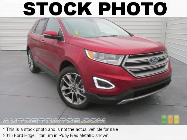 Stock photo for this 2015 Ford Edge Titanium 3.5 Liter DOHC 24-Valve Ti-VCT V6 6 Speed SelectShift Automatic