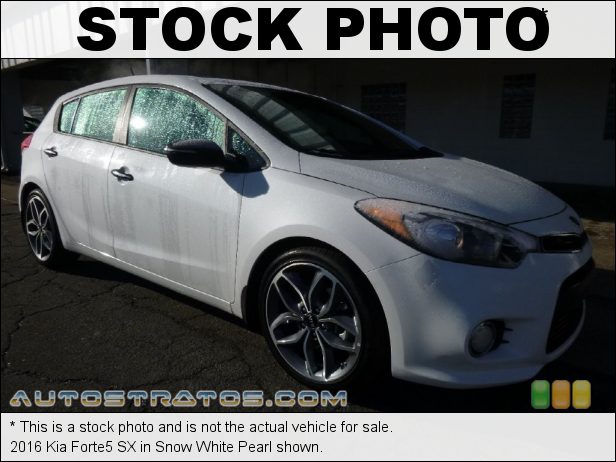 Stock photo for this 2016 Kia Forte5 SX 1.6 Liter GDI Turbocharged DOHC 16-Valve Dual CVVT 4 Cylinder 6 Speed Sportmatic Automatic