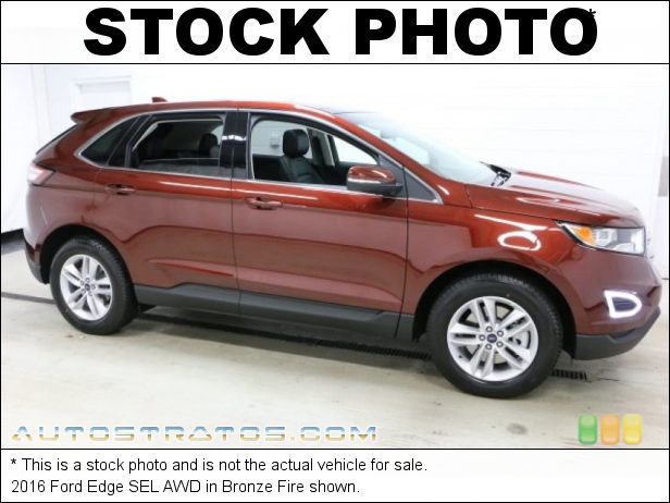 Stock photo for this 2016 Ford Edge SEL AWD 2.0 Liter DI Turbocharged DOHC 16-Valve EcoBoost 4 Cylinder 6 Speed SelectShift Automatic
