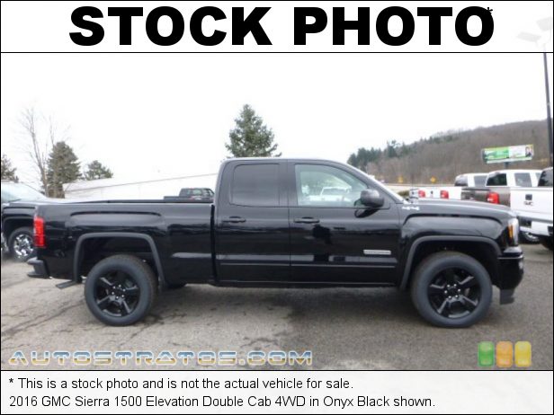 Stock photo for this 2016 GMC Sierra 1500 Double Cab 4WD 5.3 Liter DI OHV 16-Valve VVT EcoTec3 V8 6 Speed Automatic