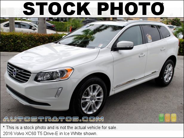 Stock photo for this 2016 Volvo XC60 T5 Drive-E 2.0 Liter DI Turbochargred DOHC 16-Valve VVT Drive-E 4 Cylinder 8 Speed Automatic