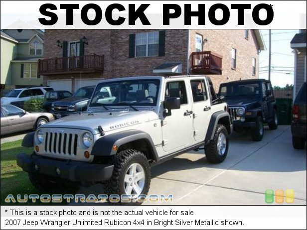 Stock photo for this 2007 Jeep Wrangler Unlimited Rubicon 4x4 3.8 Liter OHV 12-Valve V6 4 Speed Automatic