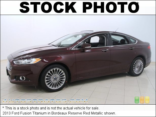 Stock photo for this 2013 Ford Fusion Titanium 2.0 Liter EcoBoost DI Turbocharged DOHC 16-Valve Ti-VCT 4 Cylind 6 Speed SelectShift Automatic