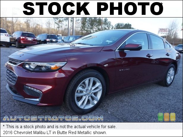 Stock photo for this 2016 Chevrolet Malibu LT 1.5 Liter DI Turbocharged DOHC 16-Valve VVT 4 Cylinder 6 Speed Automatic