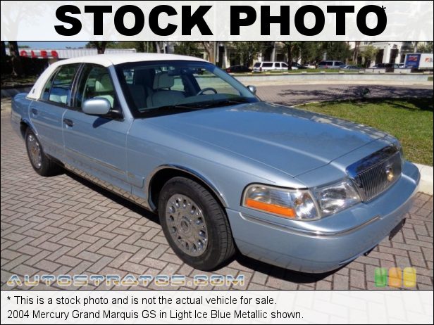 Stock photo for this 2004 Mercury Grand Marquis GS 4.6 Liter SOHC 16 Valve V8 4 Speed Automatic
