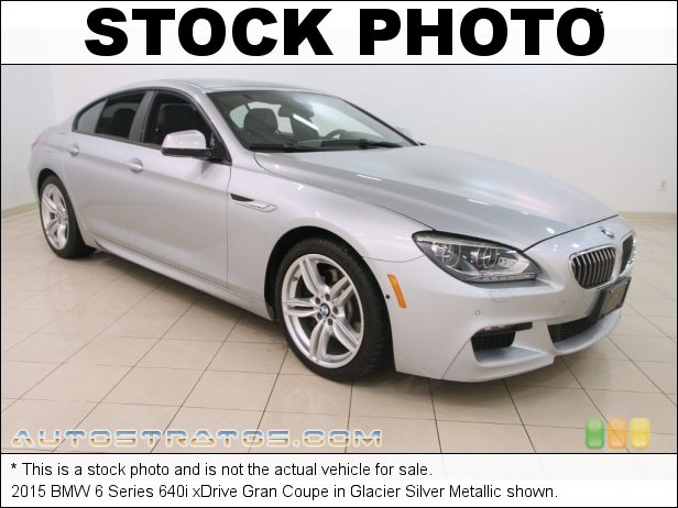Stock photo for this 2015 BMW 6 Series 640i xDrive Gran Coupe 3.0 Liter TwinPower Turbocharged DI DOHC 24-Valve VVT Inline 6 C 8 Speed Sport Automatic