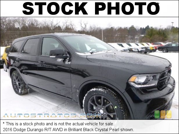 Stock photo for this 2016 Dodge Durango R/T AWD 5.7 Liter MDS DOHC 24-Valve VVT V6 8 Speed Automatic