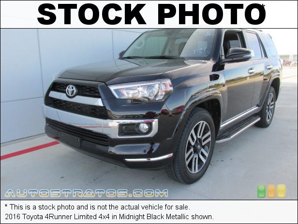 Stock photo for this 2016 Toyota 4Runner Limited 4x4 4.0 Liter DOHC 24-Valve VVT-i V6 5 Speed ECT-i Automatic
