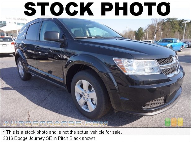 Stock photo for this 2016 Dodge Journey SE 2.4 Liter DOHC 16-Valve VVT 4 Cylinder 6 Speed Automatic