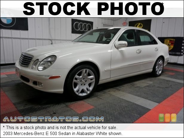 Stock photo for this 2003 Mercedes-Benz E 500 Sedan 5.0 Liter SOHC 24-Valve V8 5 Speed Automatic