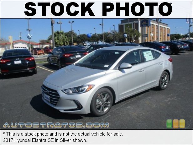 Stock photo for this 2017 Hyundai Elantra  2.0 liter DOHC 16-Valve D-CVVT 4 Cylinder 6 Speed SHIFTRONIC Automatic
