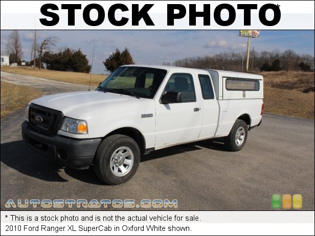 Stock photo for this 2010 Ford Ranger XL SuperCab 2.3 Liter DOHC 16-Valve 4 Cylinder 5 Speed Automatic