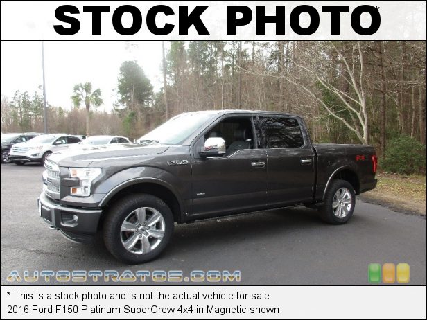 Stock photo for this 2016 Ford F150 Platinum SuperCrew 4x4 3.5 Liter DI Twin-Turbocharged DOHC 24-Valve EcoBoost V6 6 Speed Automatic
