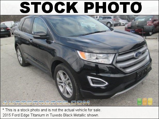 Stock photo for this 2015 Ford Edge Titanium 2.0 Liter DI Turbocharged DOHC 16-Valve EcoBoost 4 Cylinder 6 Speed SelectShift Automatic