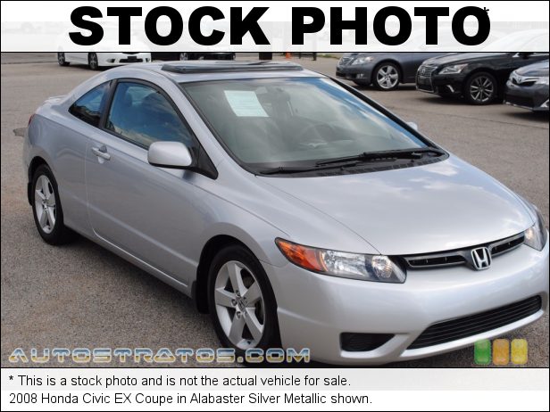 Stock photo for this 2008 Honda Civic EX Coupe 1.8 Liter SOHC 16-Valve 4 Cylinder 5 Speed Automatic
