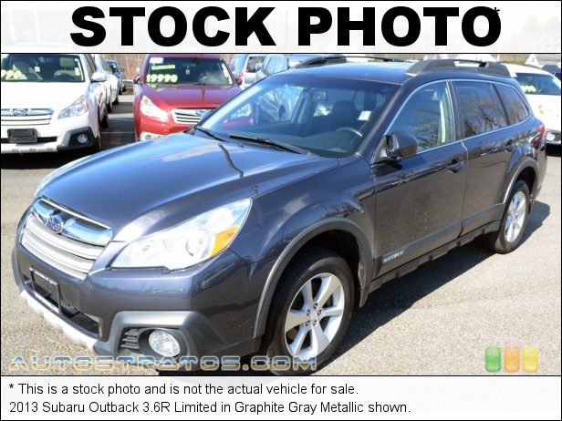 Stock photo for this 2013 Subaru Outback 3.6R Limited 3.6 Liter DOHC 24-Valve VVT Flat 6 Cylinder 5 Speed Automatic