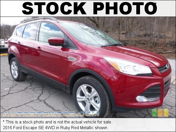 Stock photo for this 2016 Ford Escape SE 4WD 2.0 Liter EcoBoost DI Turbocharged DOHC 16-Valve Ti-VCT 4 Cylind 6 Speed SelectShift Automatic