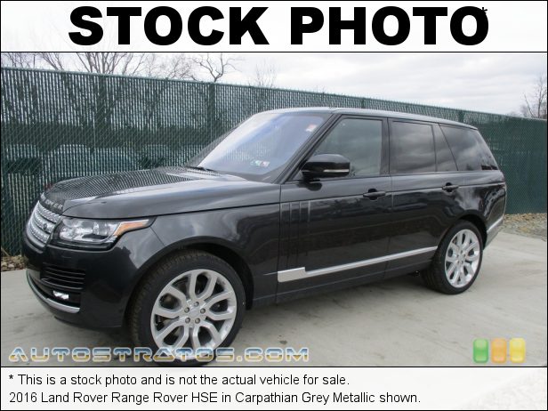 Stock photo for this 2016 Land Rover Range Rover HSE 3.0 Liter Supercharged DOHC 24-Valve LR-V6 8 Speed Automatic