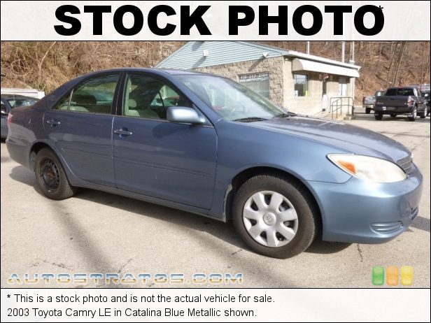 Stock photo for this 2003 Toyota Camry  2.4 Liter DOHC 16-Valve VVT-i 4 Cylinder 4 Speed Automatic