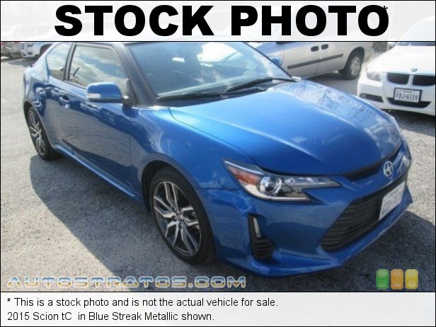Stock photo for this 2015 Scion tC  2.5 Liter DOHC 16-Valve Dual-VVT 4 Cylinder 6 Speed Manual