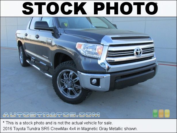 Stock photo for this 2016 Toyota Tundra CrewMax 4x4 5.7 Liter i-Force DOHC 32-Valve VVT-i V8 6 Speed ECT-i Automatic