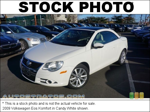 Stock photo for this 2009 Volkswagen Eos Komfort 2.0 Liter FSI Turbocharged DOHC 16-Valve 4 Cylinder 6 Speed DSG Double-Clutch Automatic