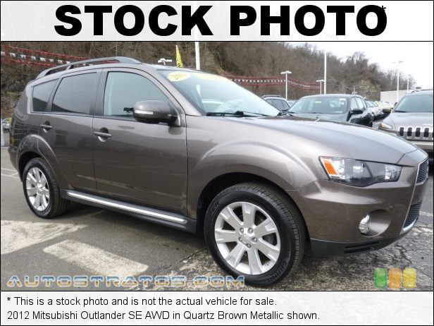 Stock photo for this 2012 Mitsubishi Outlander SE AWD 2.4 Liter DOHC 16-Valve MIVEC 4 Cylinder CVT Sportronic Automatic