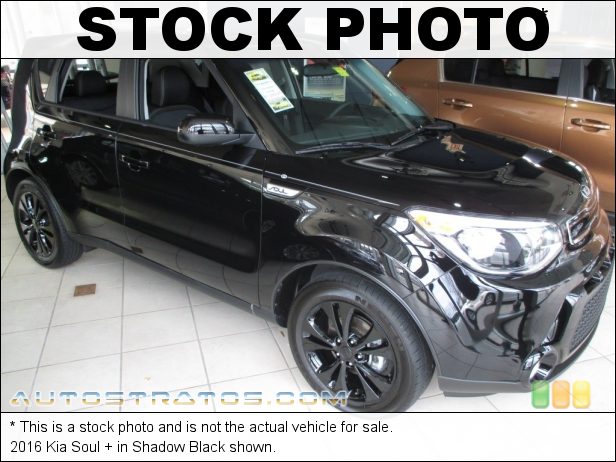 Stock photo for this 2016 Kia Soul  2.0 Liter GDI DOHC 16-Valve CVVT 4 Cylinder 6 Speed Automatic