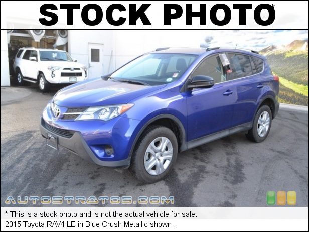 Stock photo for this 2015 Toyota RAV4 LE 2.5 Liter DOHC 16-Valve Dual VVT-i 4-Cylinder 6 Speed ECT-i Automatic