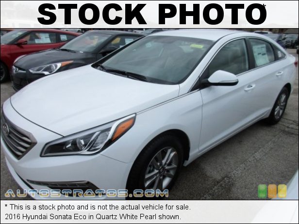 Stock photo for this 2016 Hyundai Sonata Eco 1.6 Liter GDI Turbocharged DOHC 16-Valve D-CVVT Eco 4 Cylinder 7 Speed EcoShift Dual-Clutch Automatic