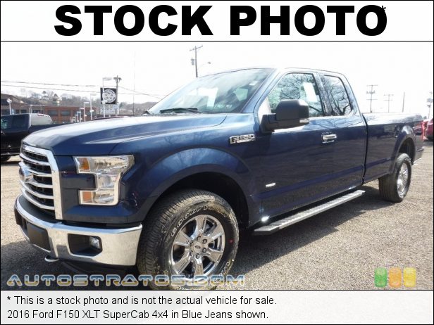 Stock photo for this 2016 Ford F150 SuperCab 4x4 3.5 Liter DI Twin-Turbocharged DOHC 24-Valve EcoBoost V6 6 Speed Automatic