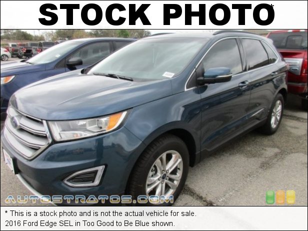 Stock photo for this 2016 Ford Edge SEL 3.5 Liter DOHC 24-Valve Ti-VCT V6 6 Speed SelectShift Automatic